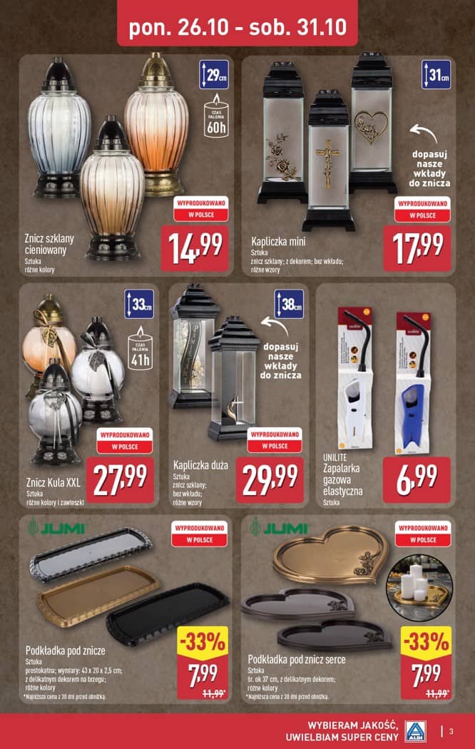 Aldi - Artykuły przemysłowe i tekstylia od środy 28.10 i od soboty 31.10 3 puslapis