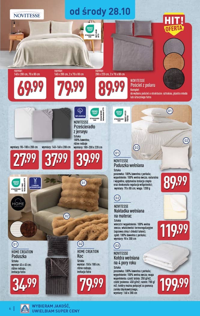 Aldi - Artykuły przemysłowe i tekstylia od środy 28.10 i od soboty 31.10 6 puslapis