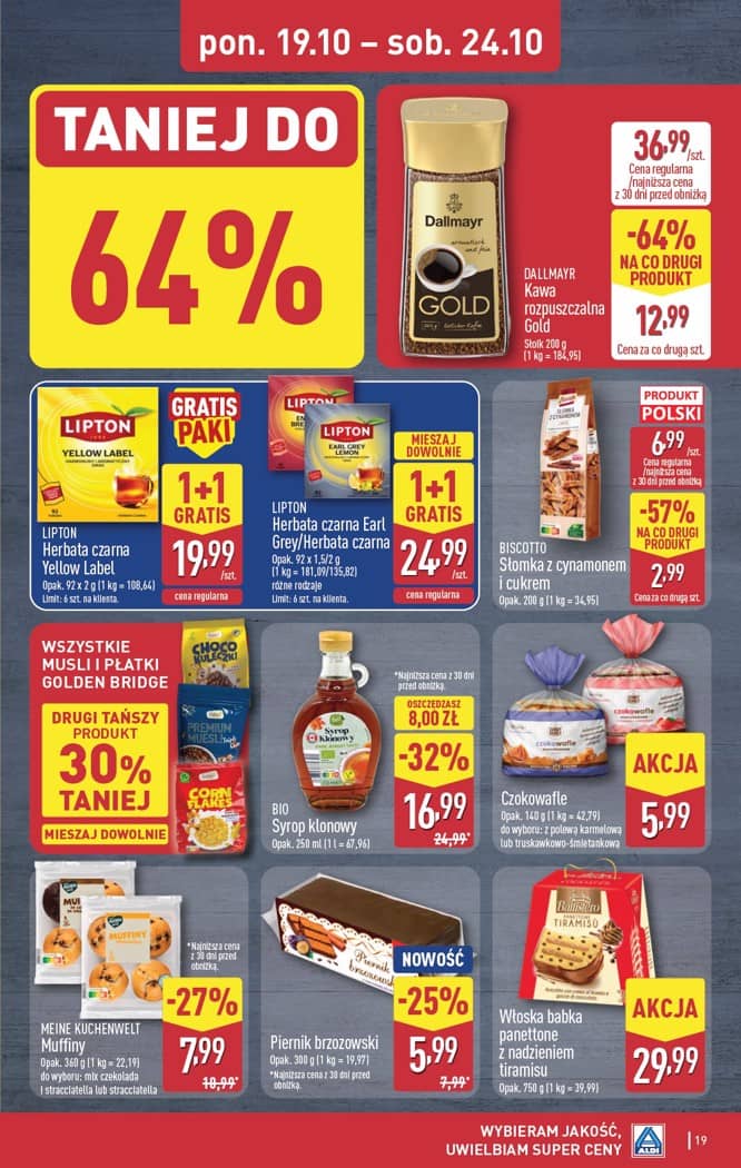 Aldi - Pełna oferta od poniedziałku 19.10 do soboty 24.10 18 puslapis