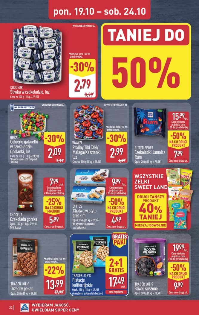 Aldi - Pełna oferta od poniedziałku 19.10 do soboty 24.10 21 puslapis