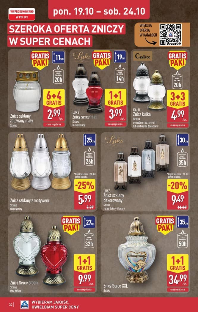 Aldi - Pełna oferta od poniedziałku 19.10 do soboty 24.10 30 puslapis