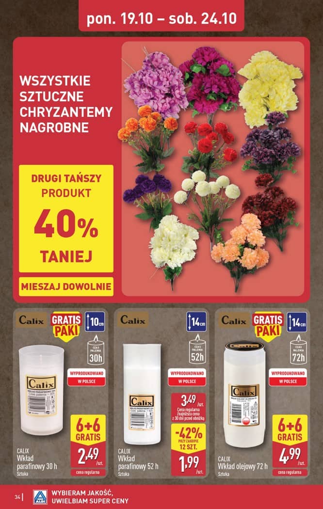 Aldi - Pełna oferta od poniedziałku 19.10 do soboty 24.10 32 puslapis