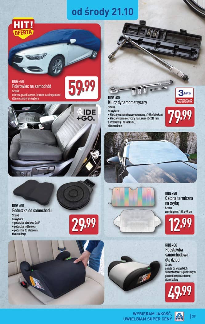 Aldi - Pełna oferta od poniedziałku 19.10 do soboty 24.10 37 puslapis