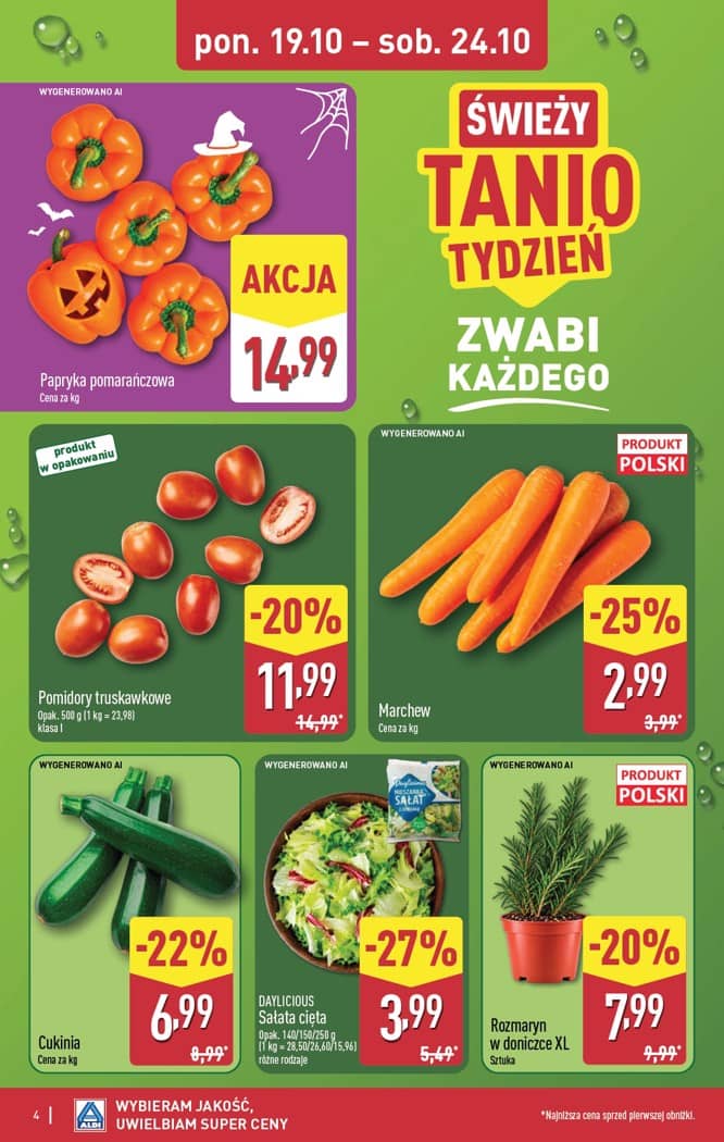 Aldi - Pełna oferta od poniedziałku 19.10 do soboty 24.10 4 puslapis