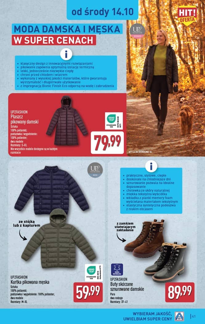 Aldi - Pełna oferta od poniedziałku 19.10 do soboty 24.10 39 puslapis