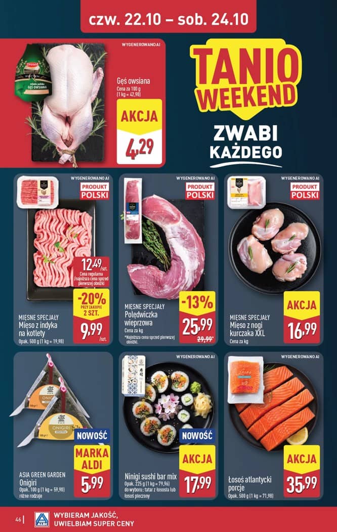 Aldi - Pełna oferta od poniedziałku 19.10 do soboty 24.10 44 puslapis