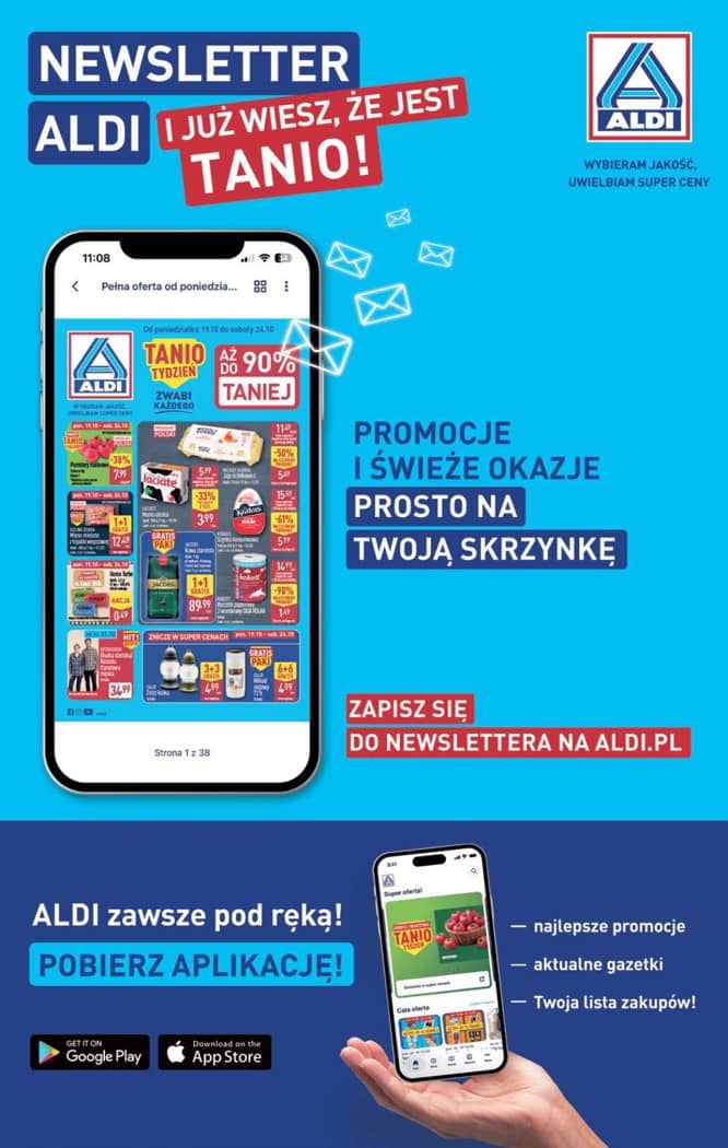Aldi - Pełna oferta od poniedziałku 19.10 do soboty 24.10 45 puslapis