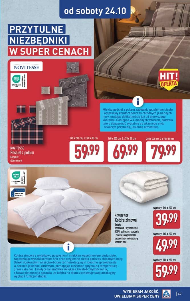 Aldi - Pełna oferta od poniedziałku 19.10 do soboty 24.10 46 puslapis