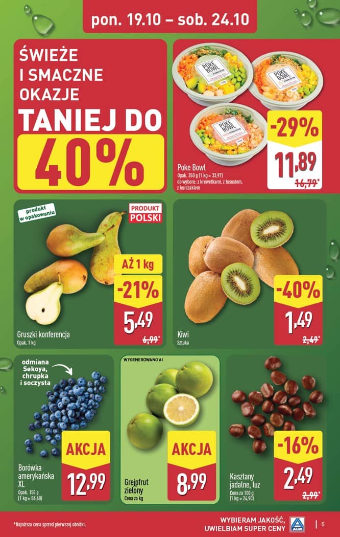 Aldi - Pełna oferta od poniedziałku 19.10 do soboty 24.10 5 puslapis