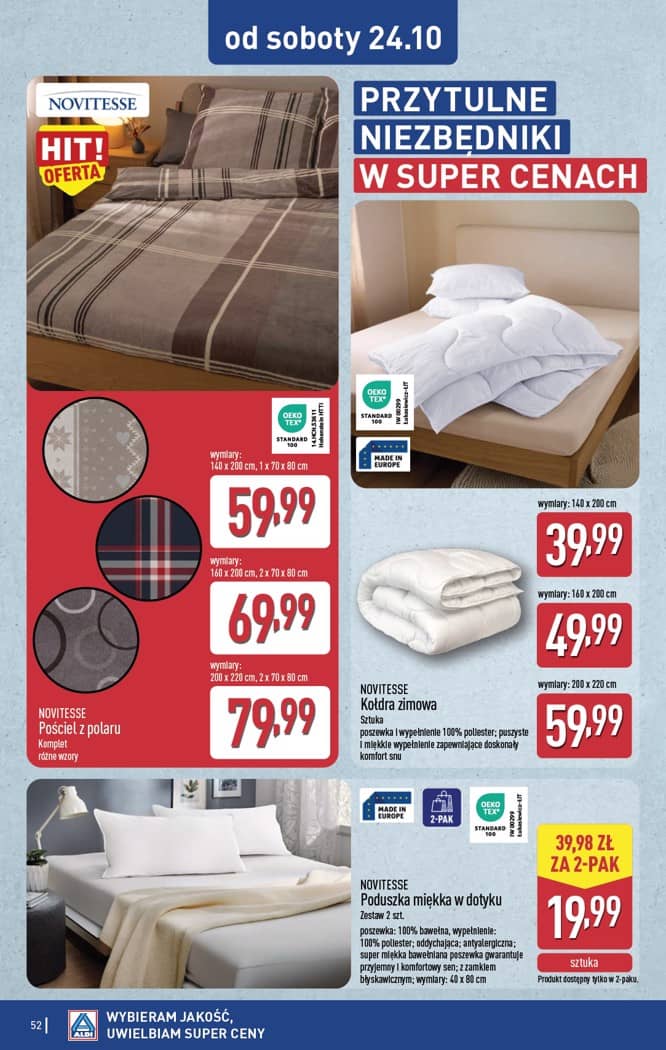 Aldi - Pełna oferta od poniedziałku 19.10 do soboty 24.10 49 puslapis