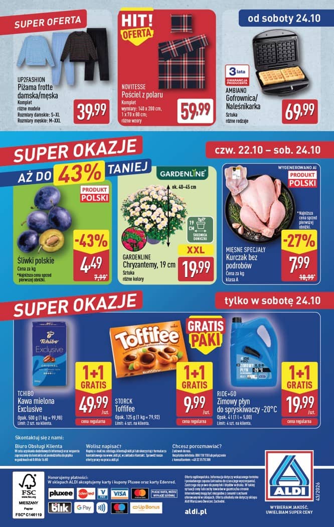 Aldi - Pełna oferta od poniedziałku 19.10 do soboty 24.10 51 puslapis