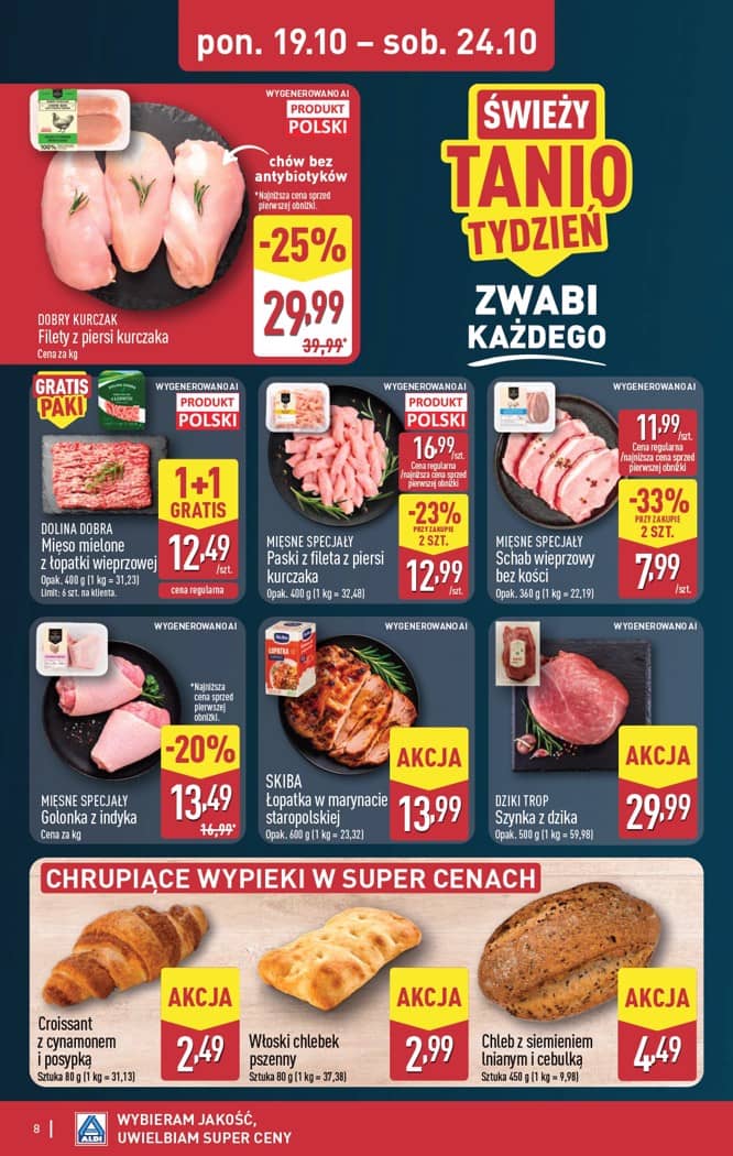 Aldi - Pełna oferta od poniedziałku 19.10 do soboty 24.10 8 puslapis
