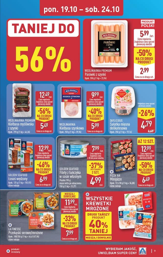 Aldi - Pełna oferta od poniedziałku 19.10 do soboty 24.10 9 puslapis
