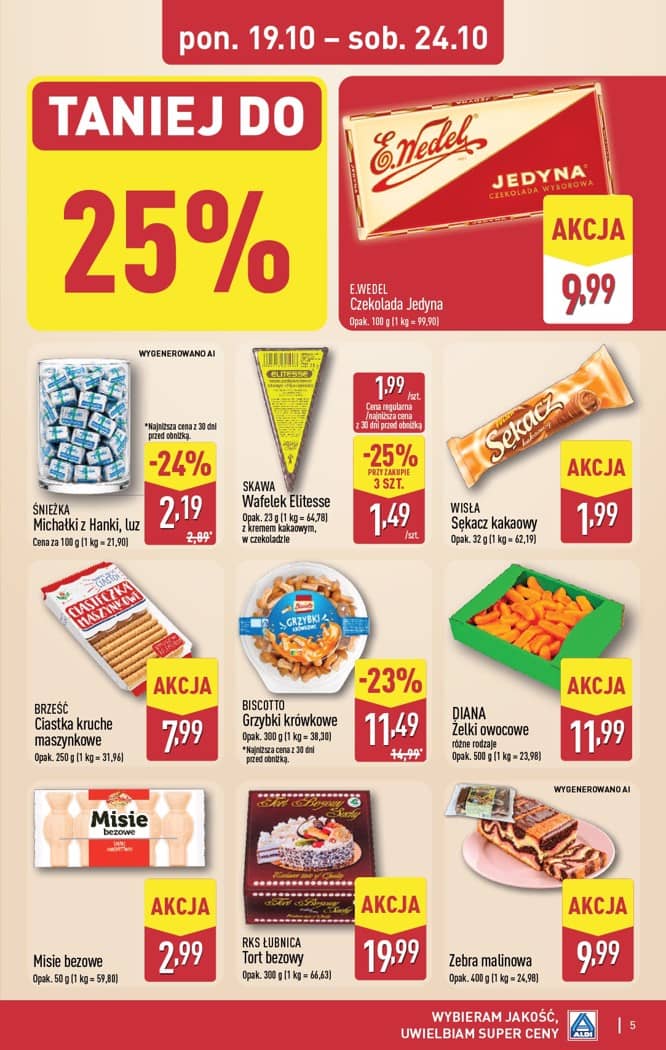 Aldi - Podróż do smaków z lat 90. od poniedziałku 19.10 do soboty 24.10 5 puslapis