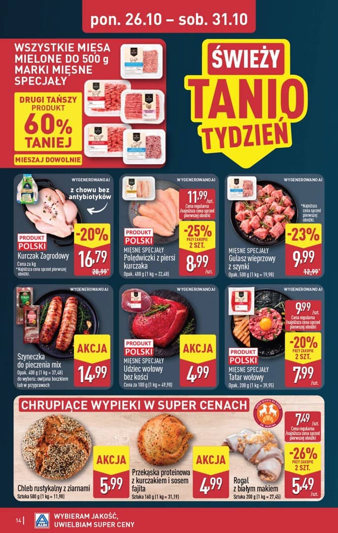 Aldi - Pełna oferta od poniedziałku 26.10 do soboty 31.10 14 puslapis