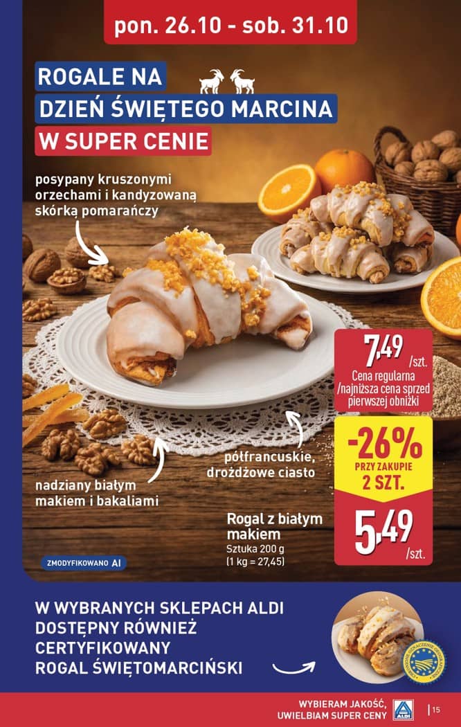 Aldi - Pełna oferta od poniedziałku 26.10 do soboty 31.10 15 puslapis