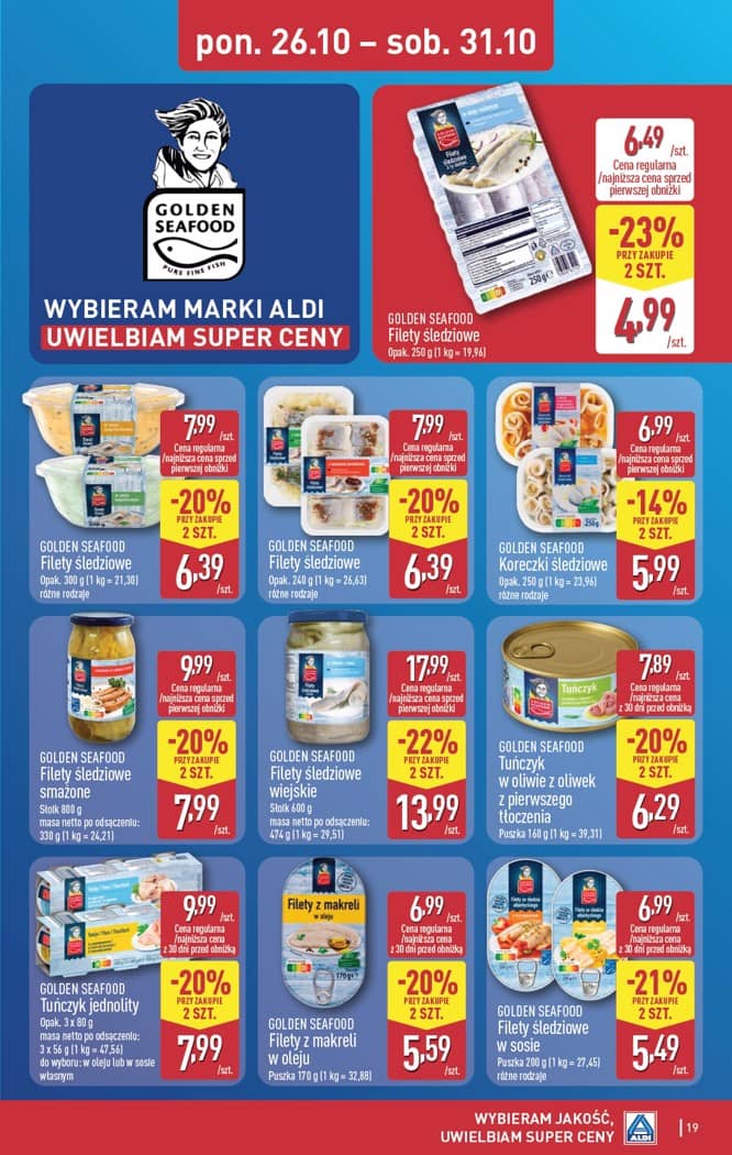 Aldi - Pełna oferta od poniedziałku 26.10 do soboty 31.10 19 puslapis