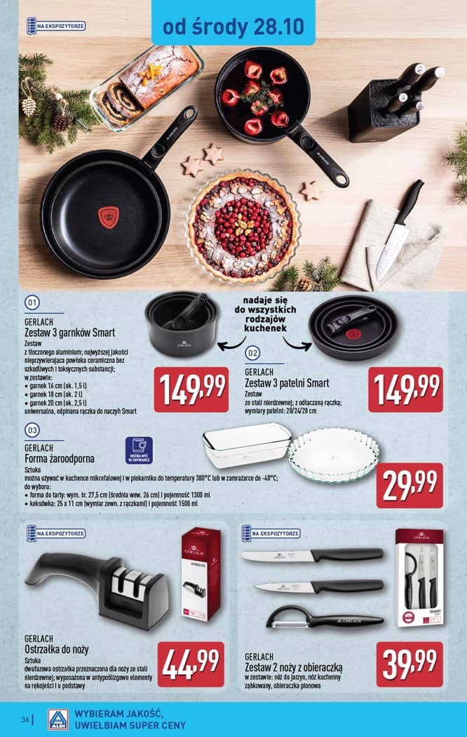 Aldi - Pełna oferta od poniedziałku 26.10 do soboty 31.10 36 puslapis