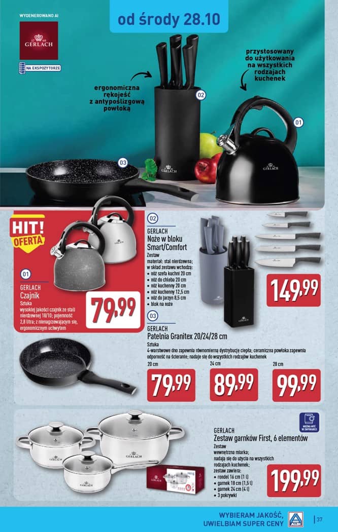 Aldi - Pełna oferta od poniedziałku 26.10 do soboty 31.10 37 puslapis
