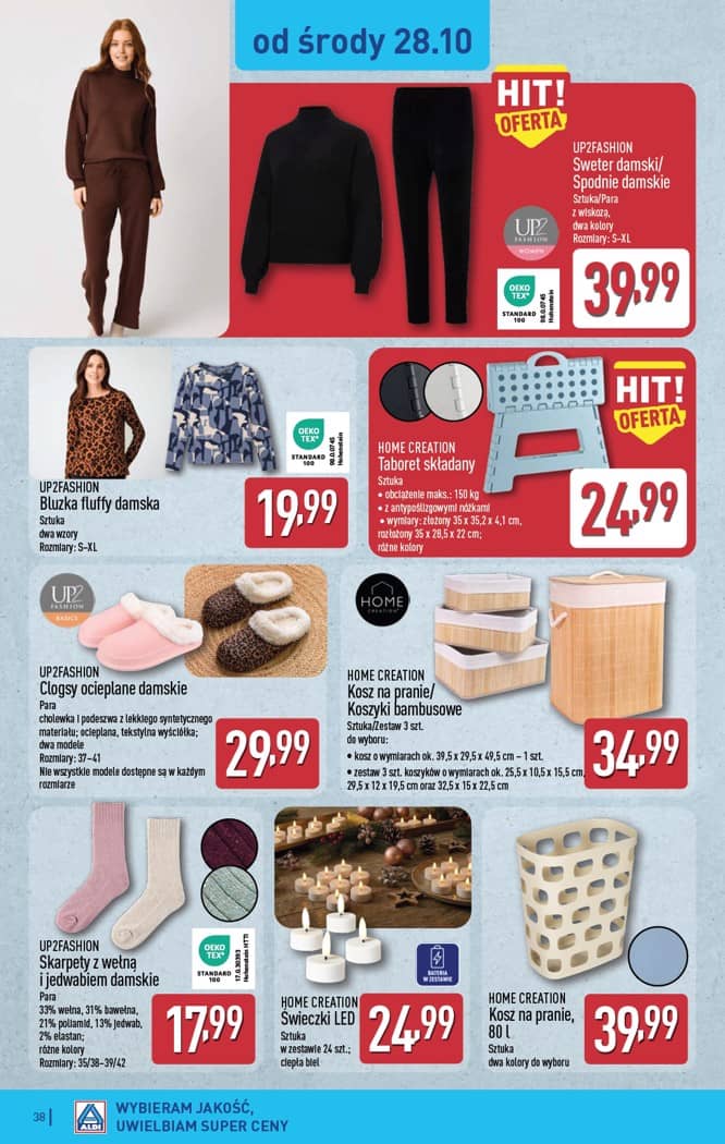 Aldi - Pełna oferta od poniedziałku 26.10 do soboty 31.10 38 puslapis