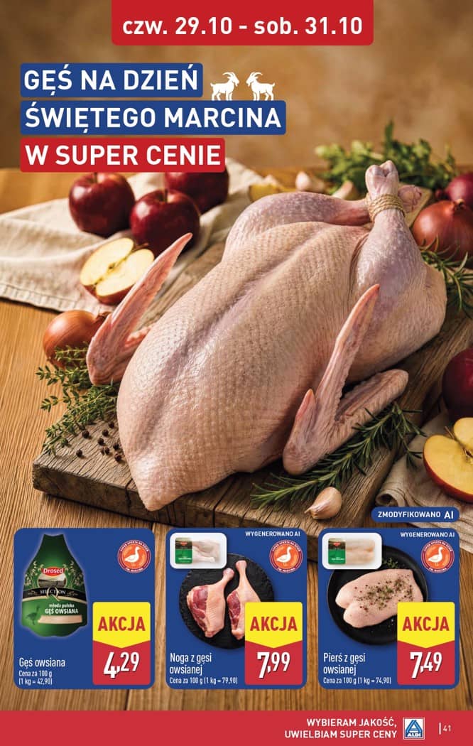 Aldi - Pełna oferta od poniedziałku 26.10 do soboty 31.10 41 puslapis