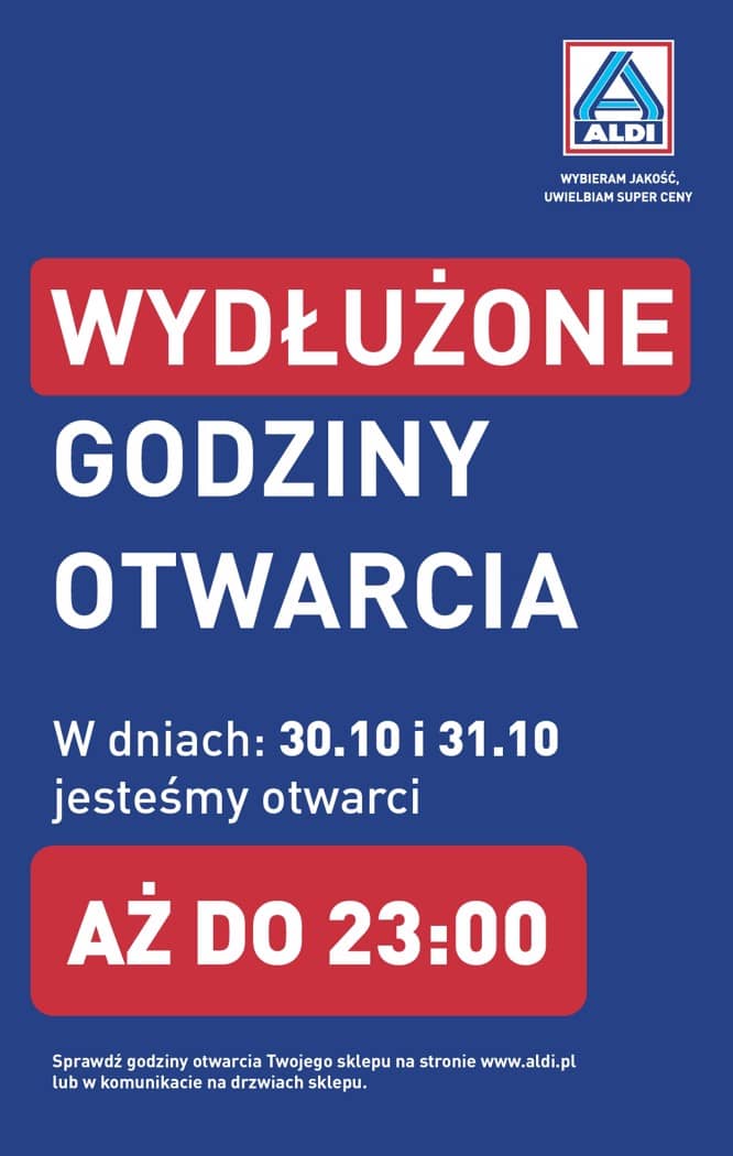 Aldi - Pełna oferta od poniedziałku 26.10 do soboty 31.10 42 puslapis