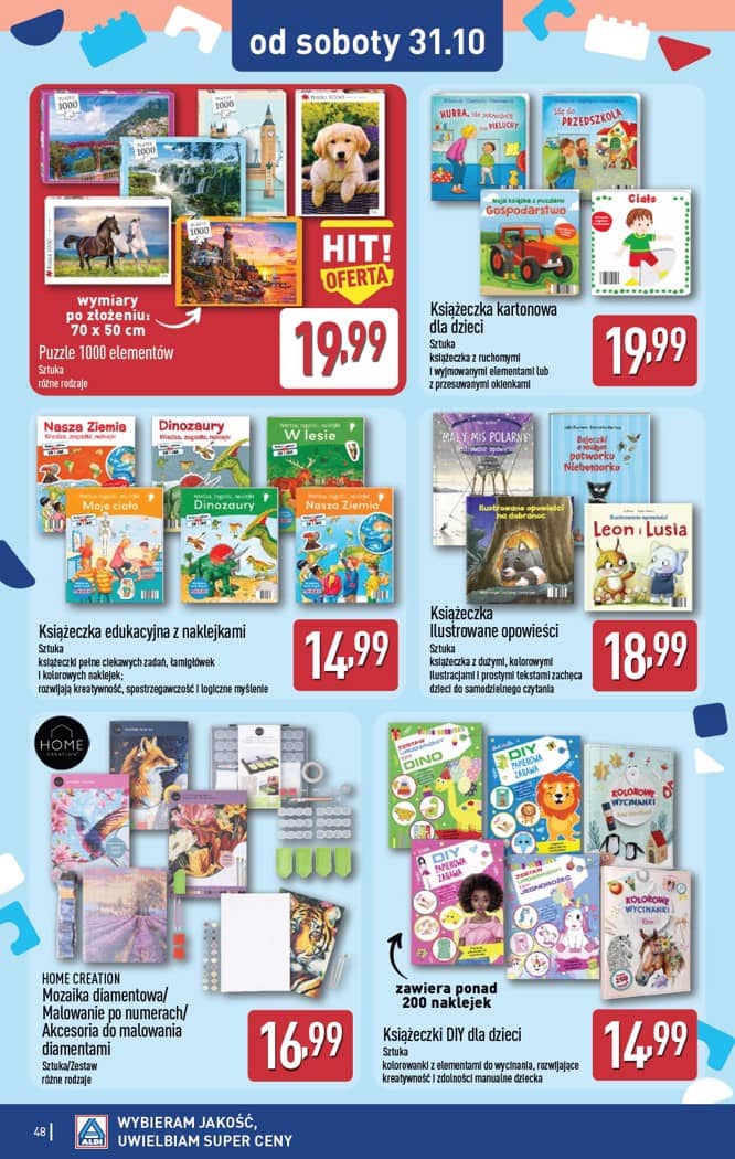Aldi - Pełna oferta od poniedziałku 26.10 do soboty 31.10 48 puslapis