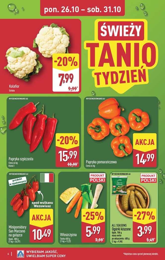 Aldi - Pełna oferta od poniedziałku 26.10 do soboty 31.10 6 puslapis