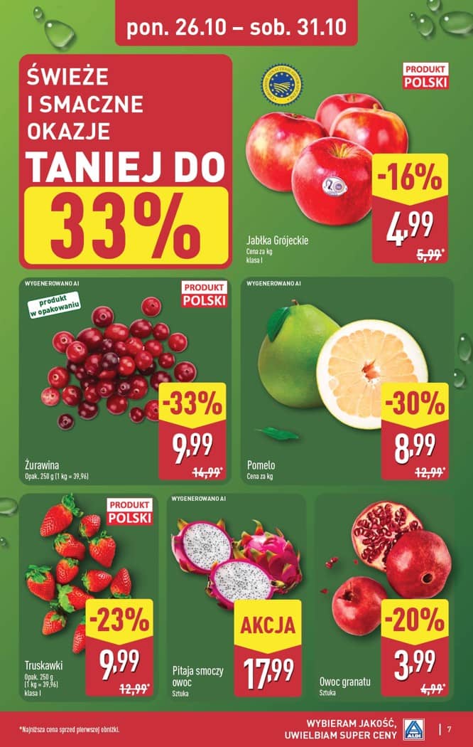 Aldi - Pełna oferta od poniedziałku 26.10 do soboty 31.10 7 puslapis
