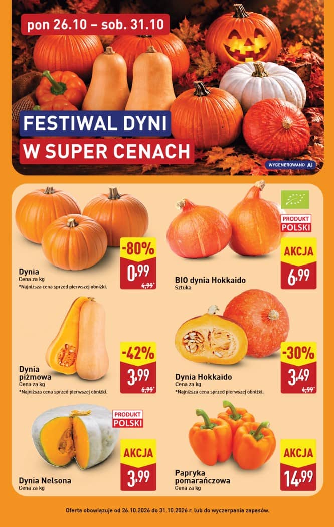 Aldi - Pełna oferta od poniedziałku 26.10 do soboty 31.10 8 puslapis
