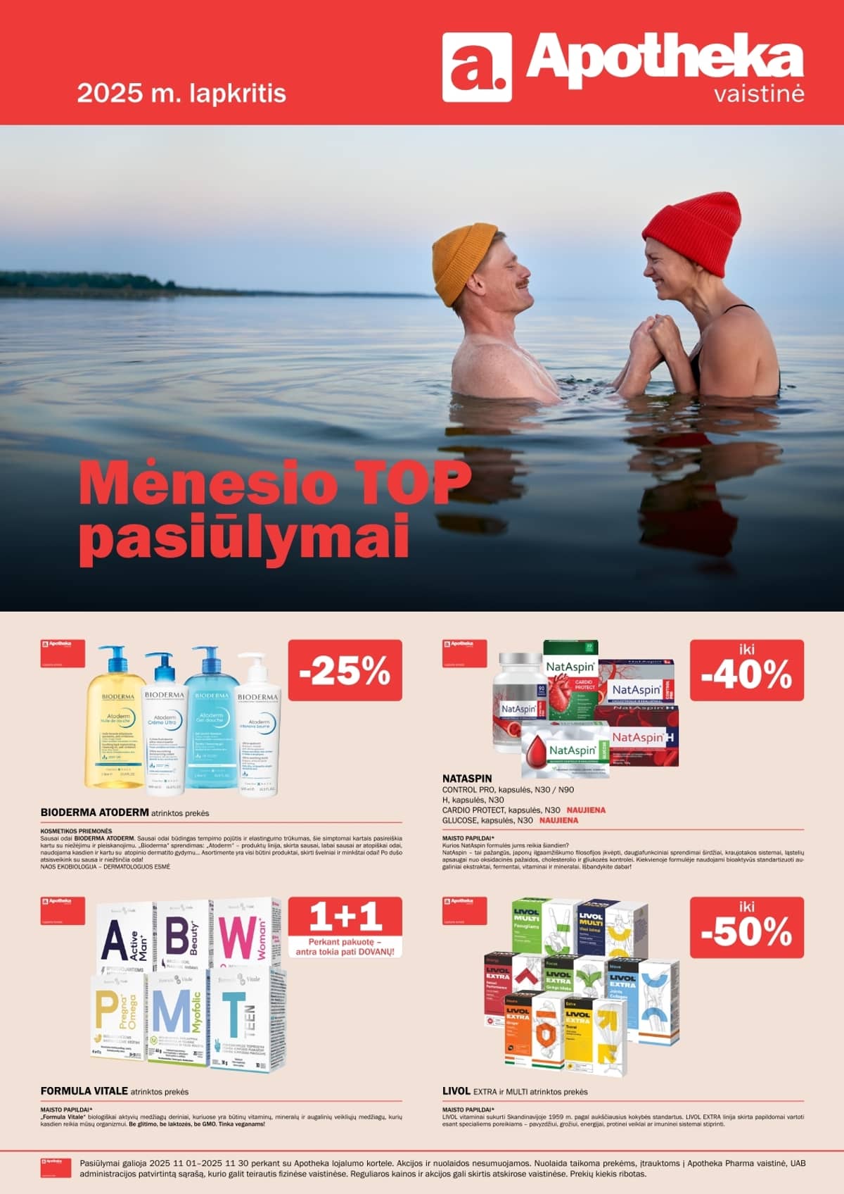 Apotheka - Apotheka vaistinės akcijos / Lapkritis 1 puslapis