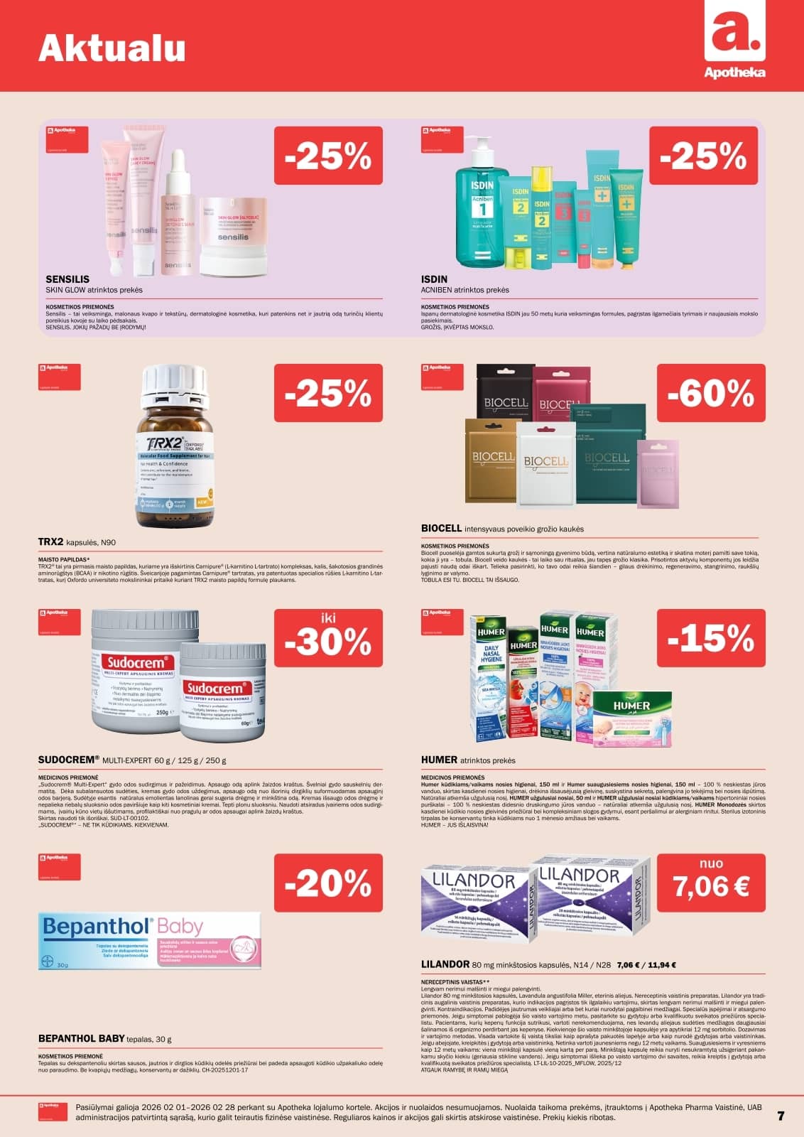 Apotheka - Apotheka vaistinės vasario mėnesio leidinys 7 puslapis