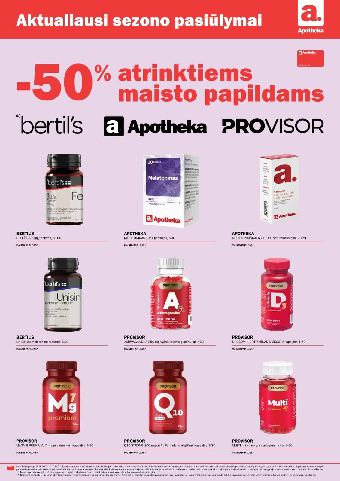 Apotheka - Apotheka vaistinės vasario mėnesio leidinys 8 puslapis