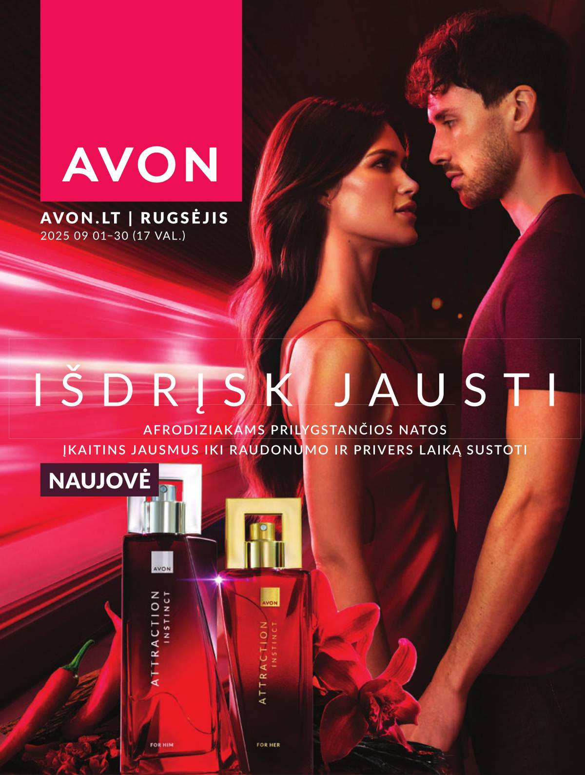 Avon - AVON akcijų leidinys | Rugsėjis 2025 1 puslapis