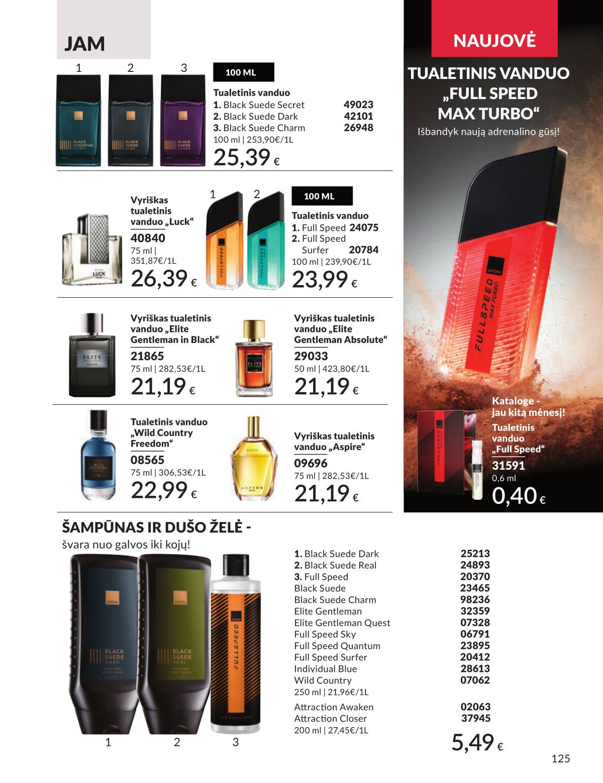 Avon - AVON akcijų leidinys | Rugsėjis 2025 125 puslapis