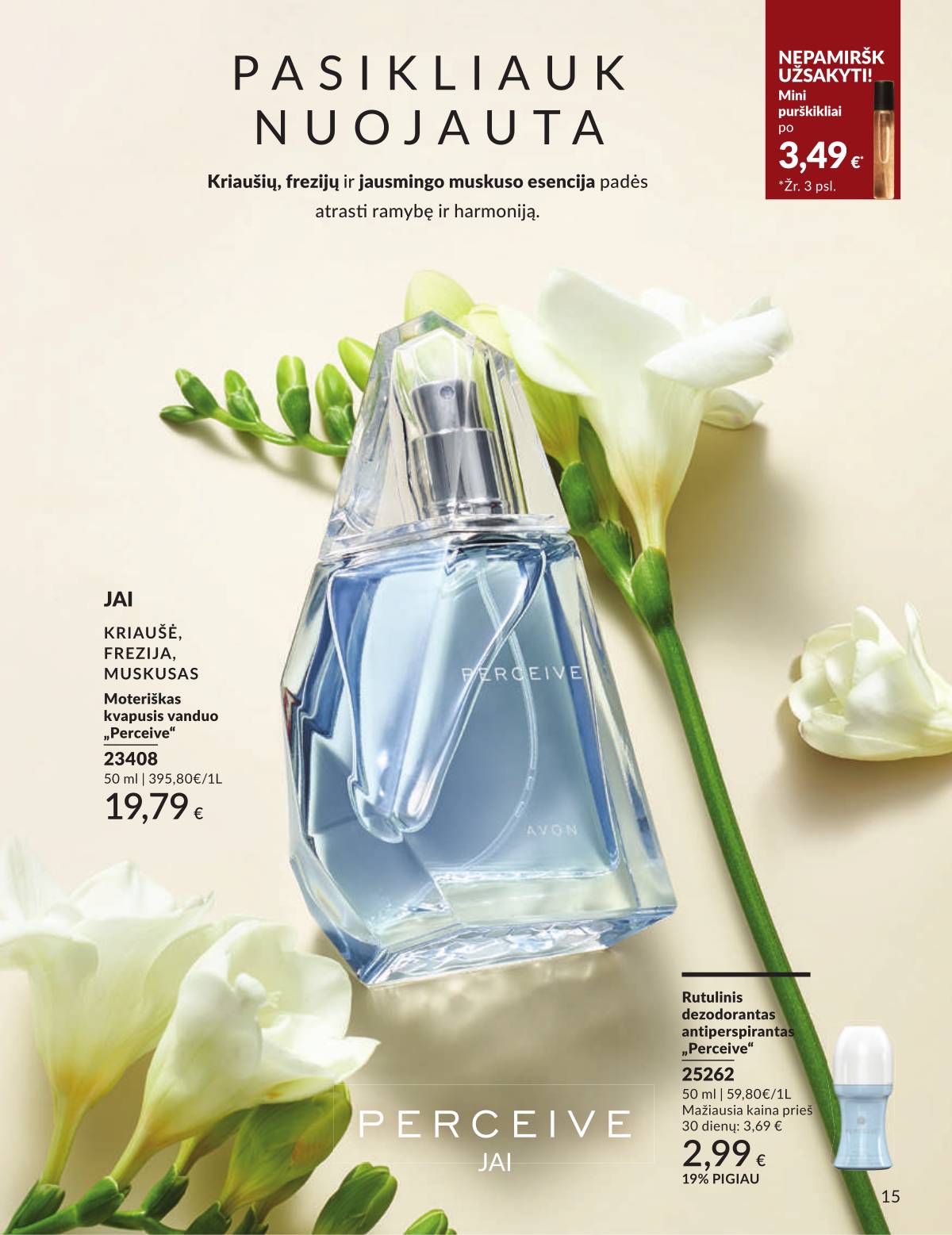 Avon - AVON akcijų leidinys | Rugsėjis 2025 15 puslapis