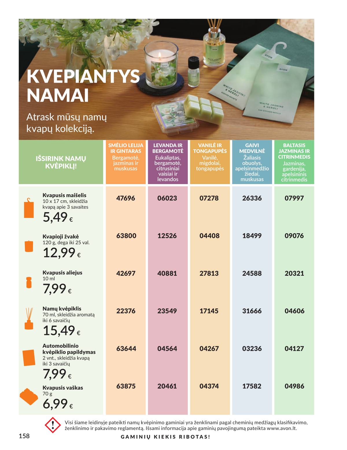 Avon - AVON akcijų leidinys | Rugsėjis 2025 158 puslapis