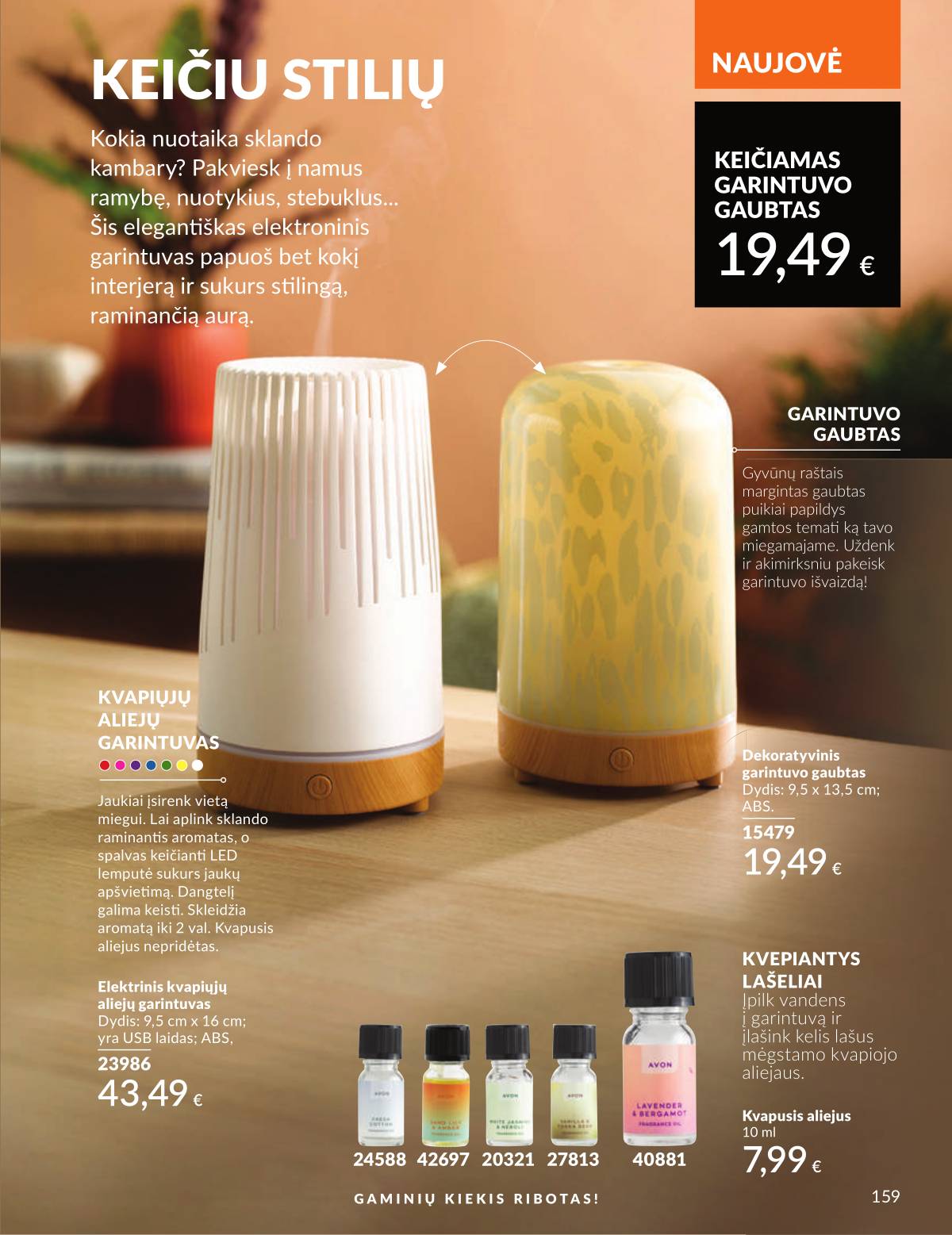 Avon - AVON akcijų leidinys | Rugsėjis 2025 159 puslapis