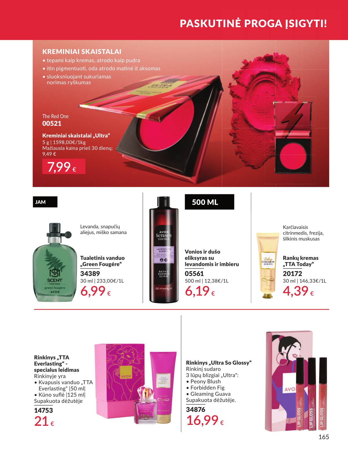 Avon - AVON akcijų leidinys | Rugsėjis 2025 165 puslapis