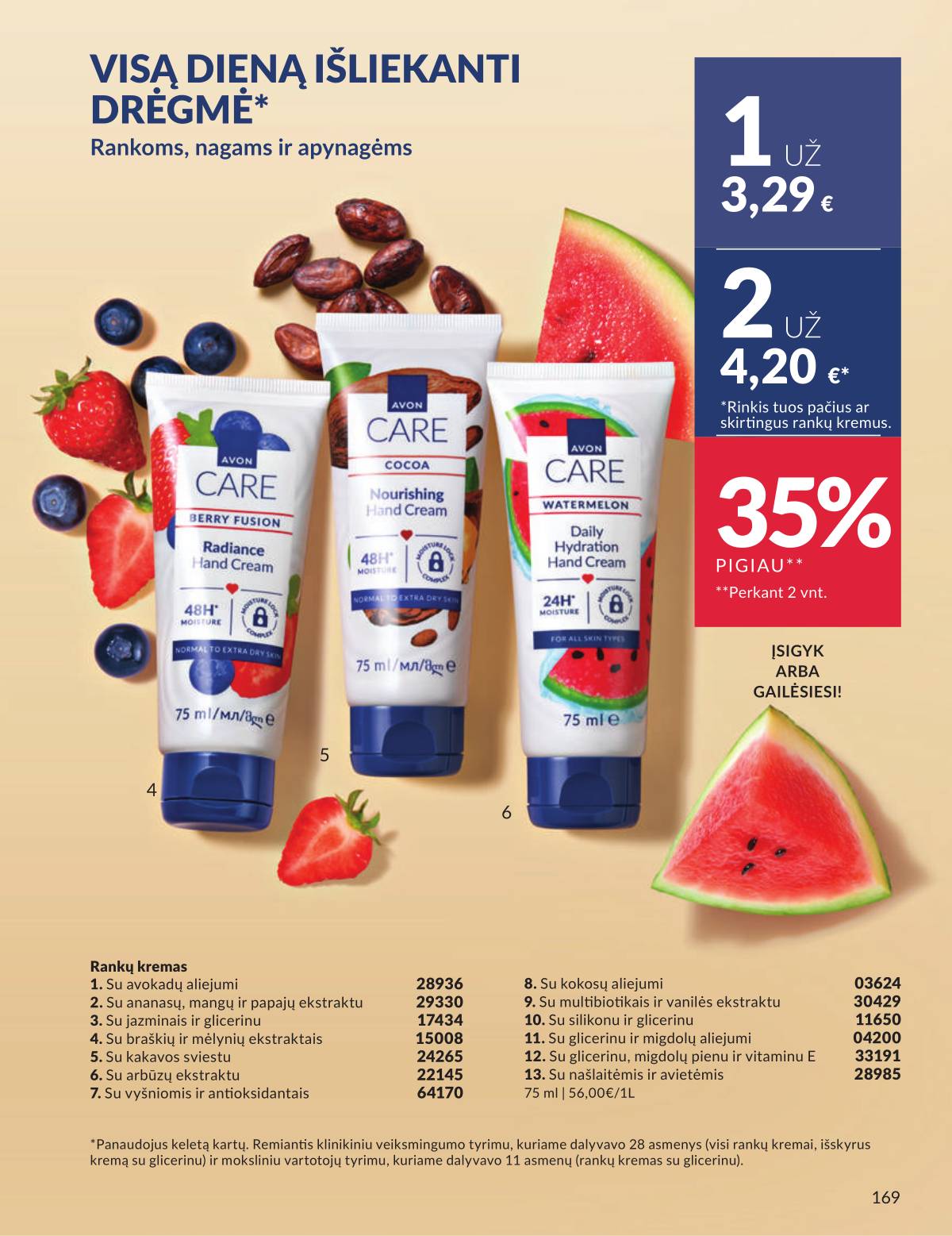 Avon - AVON akcijų leidinys | Rugsėjis 2025 169 puslapis