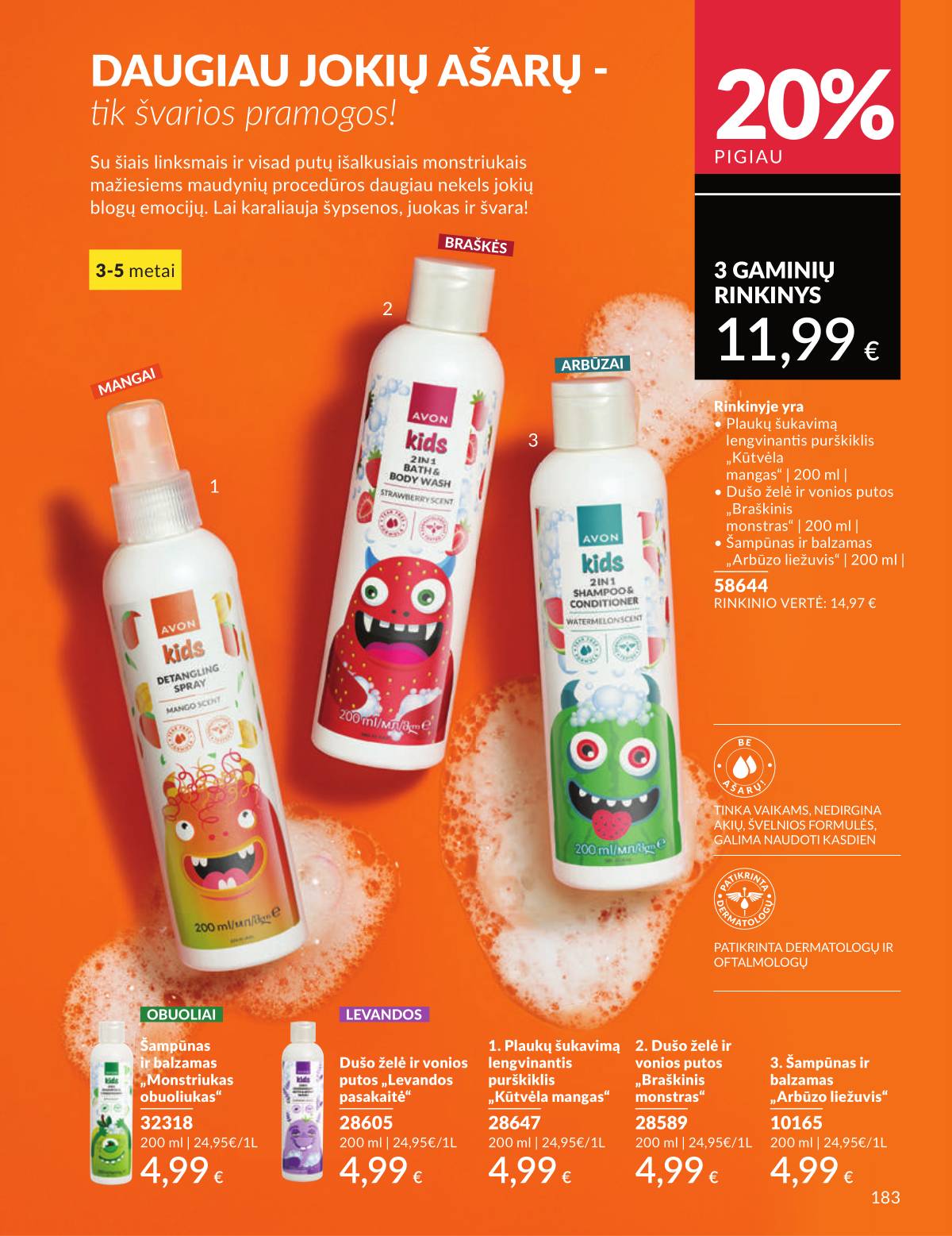 Avon - AVON akcijų leidinys | Rugsėjis 2025 183 puslapis