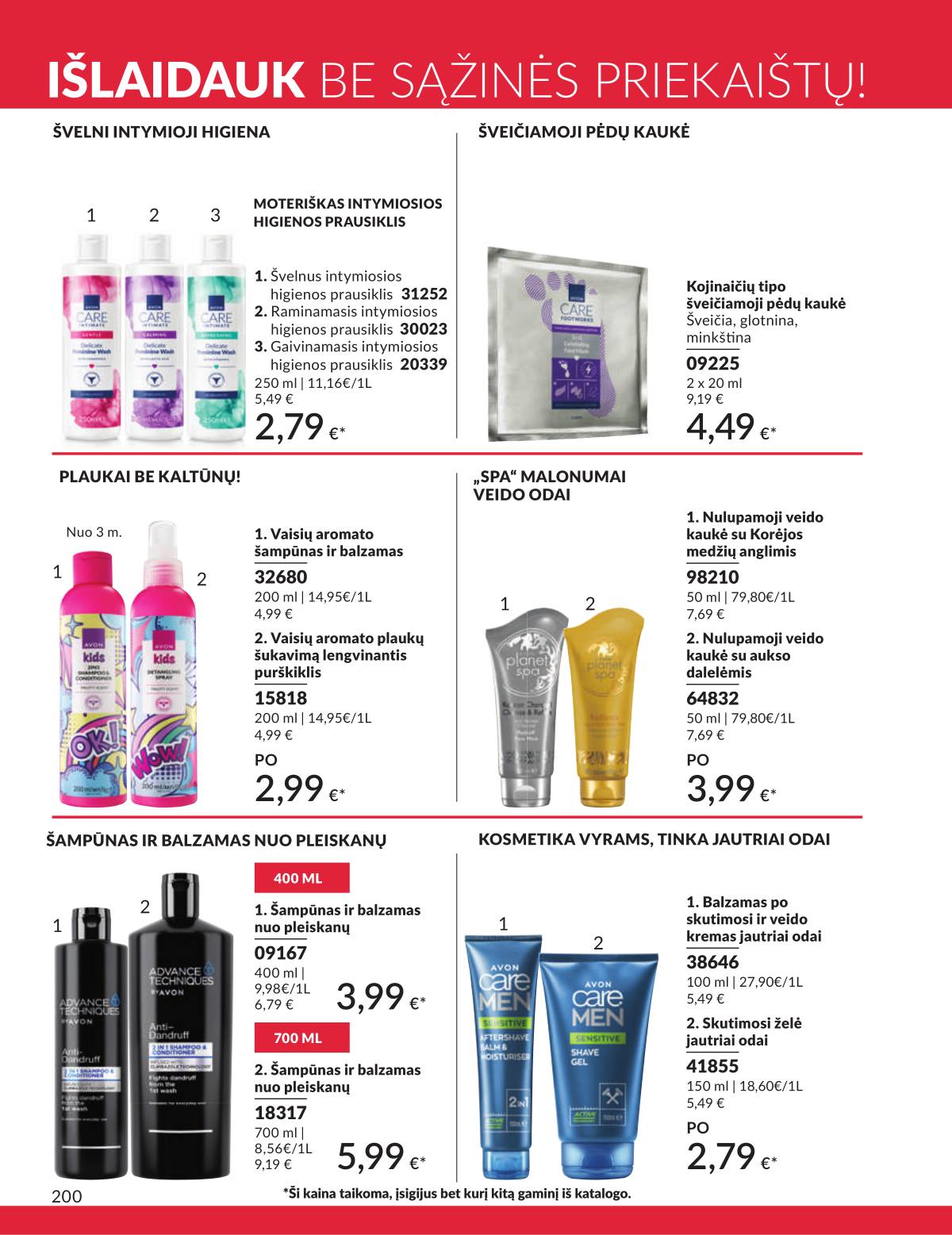 Avon - AVON akcijų leidinys | Rugsėjis 2025 200 puslapis