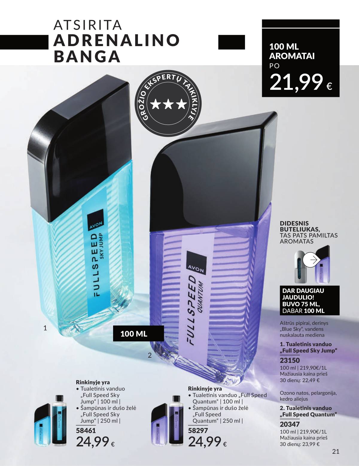 Avon - AVON akcijų leidinys | Rugsėjis 2025 21 puslapis