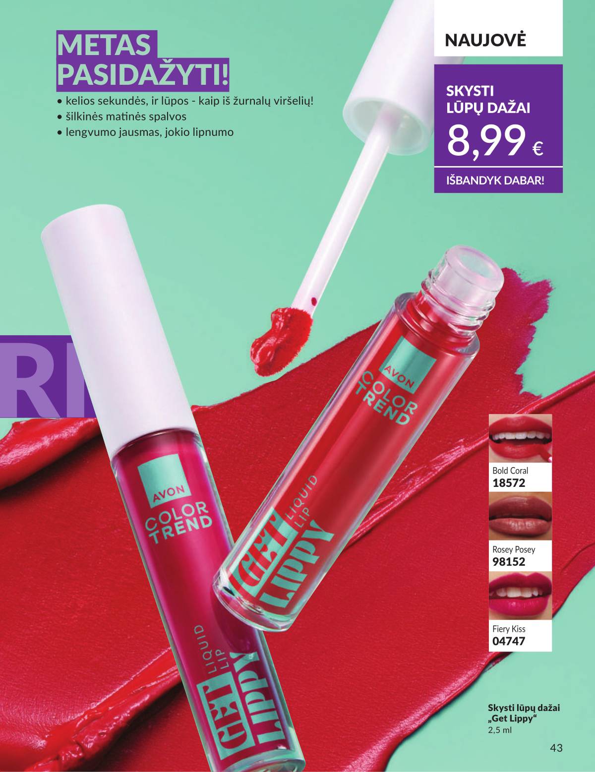 Avon - AVON akcijų leidinys | Rugsėjis 2025 43 puslapis