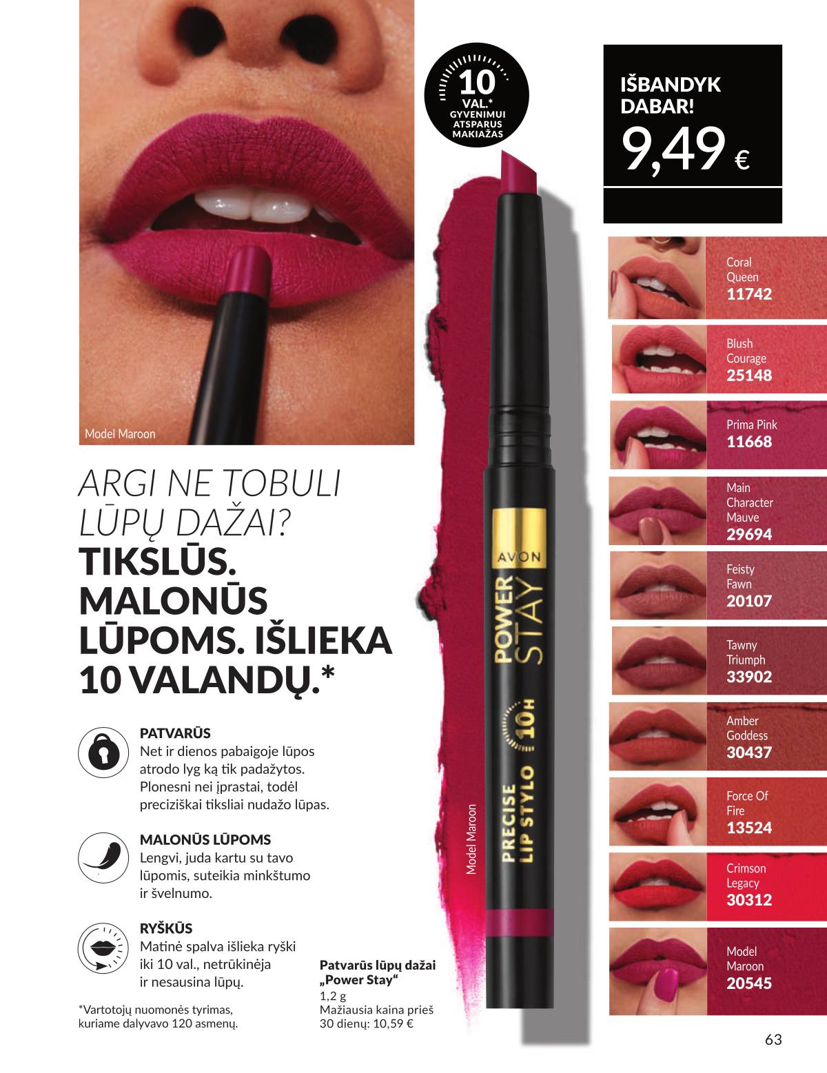 Avon - AVON akcijų leidinys | Rugsėjis 2025 63 puslapis