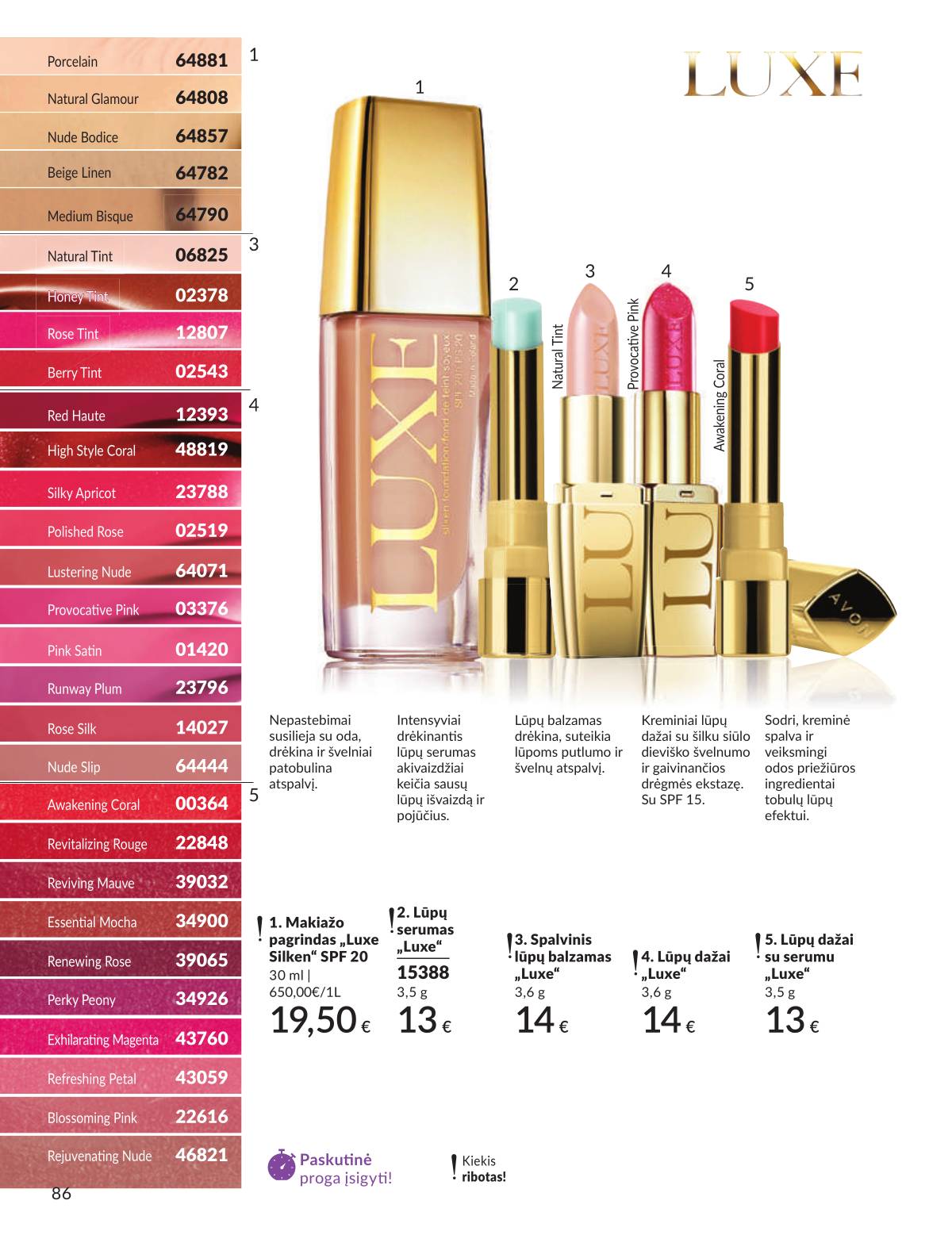 Avon - AVON akcijų leidinys | Rugsėjis 2025 86 puslapis