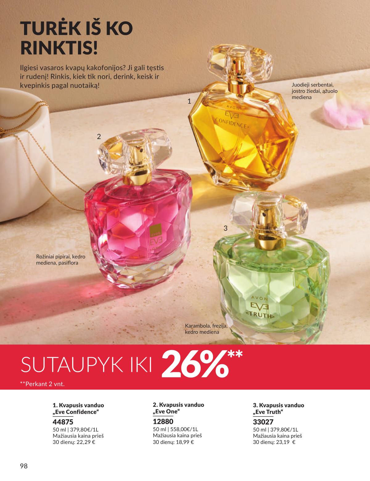 Avon - AVON akcijų leidinys | Rugsėjis 2025 98 puslapis