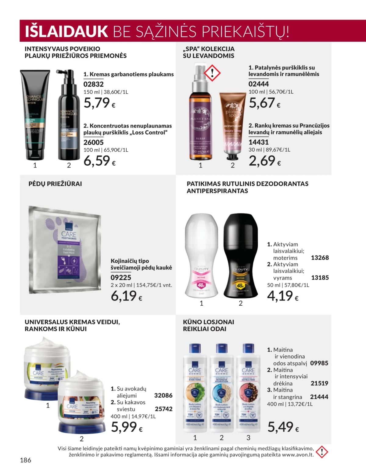 Avon - Avon katalogas C09 2026 186 puslapis