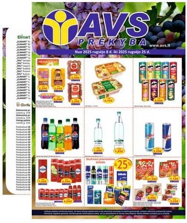 AVS prekyba - AVS prekyba akcijų leidinys 2025-09-08 – 2025-09-25