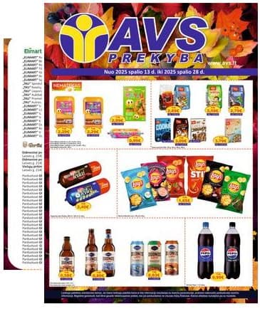 AVS prekyba - AVS prekyba akcijų leidinys | 2025-10-13 - 2025-10-28 2025-10-13 – 2025-10-28